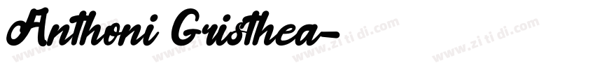 Anthoni Gristhea字体转换